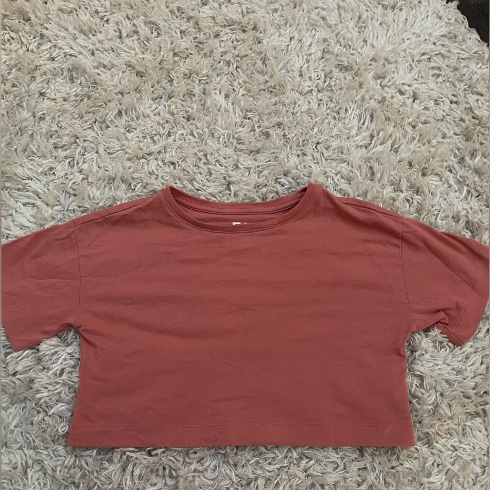 FREE ASSEMBLY Boxy Workout Crop Top